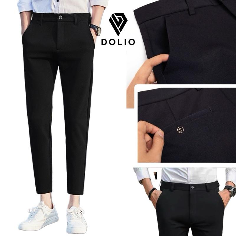 [DOLIO] Quần Tây Nam - Quần Tây Âu Nam Phom Thiết Kế, Ống Ôm Dáng Ôm Body, Chất Vải Tây Âu Co Giãn 4 Chiều Mềm Mại, Vải Chống Nhăn, Không Bám Bụi. Menswear