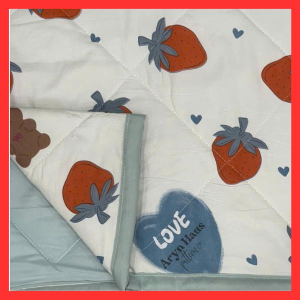 Mền Hè Cotton Đũi Hàn Quốc – Chống Nóng, Không Bám Mùi, Dùng Cho Trẻ Em Và Người Lớn 3