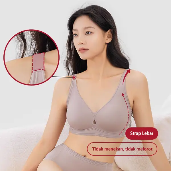[62200] Tulandut Bra & Panty Set 7A Antibacterial Seamless Premium 3D Push Up Bra Set Celana Dalam Wanita Anti Slip busa tipis Tanpa Kawat 5