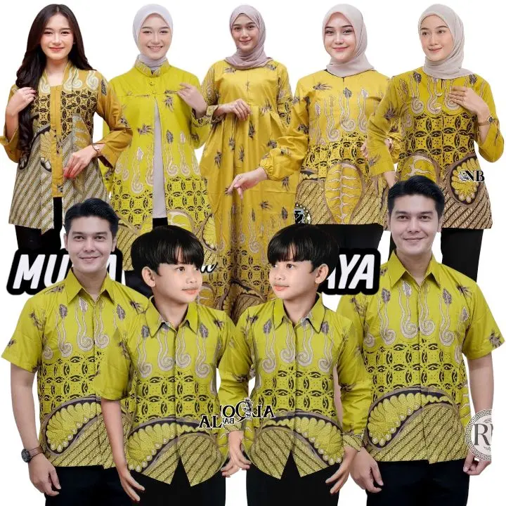 PROMI TIKTOK SHOP Batik warna kuning Batik Warna lemon batik motif melody kuning Batik Kebaya Batik tunik batik gamis dewasa resleting depan gamis busui blus kancing depan seragam batik kantor seragam batik pernikahan batik pelandang Jaya wear batik murah