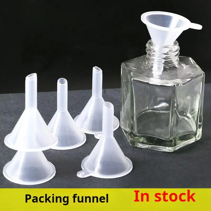 Plastic Sub-Packaging, Small Funnel, Transparent Mini Perfume, Small Sample, Toning Water, Liquid Cosmetics Tools, Small Caliber