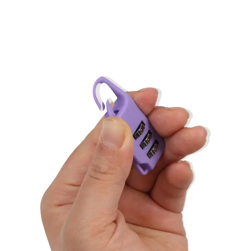 Khóa Kết Hợp Vali Digit, Cầm Tay, Chống Trộm, Làm Bằng Nhựa, Ba Lô, Khóa Ngăn Kéo, An Toàn, Ổ Khóa Kết Hợp Mini, Thích Hợp Cho Túi 6
