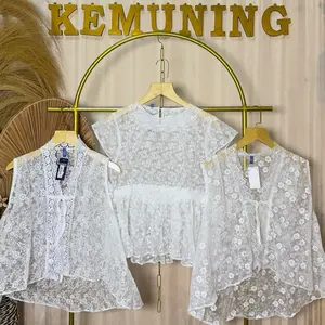 Vest Brokat Putih 6 model