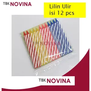 LILIN ULIR / LILIN ULANG TAHUN ISI 12