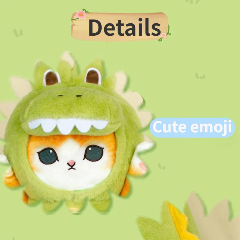 25cm Shark Cat Plush Doll Cartoon Animal Cat Plushie Pillow Kawaii Fluffy Stuffed Cushion Toy 7