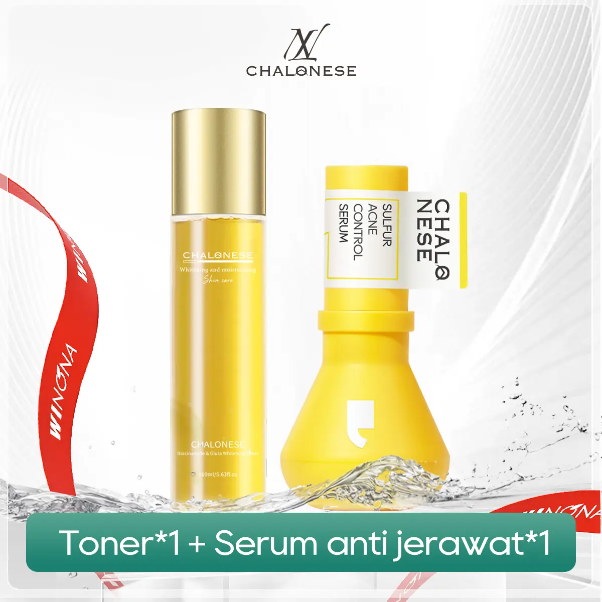 toner+acne serum