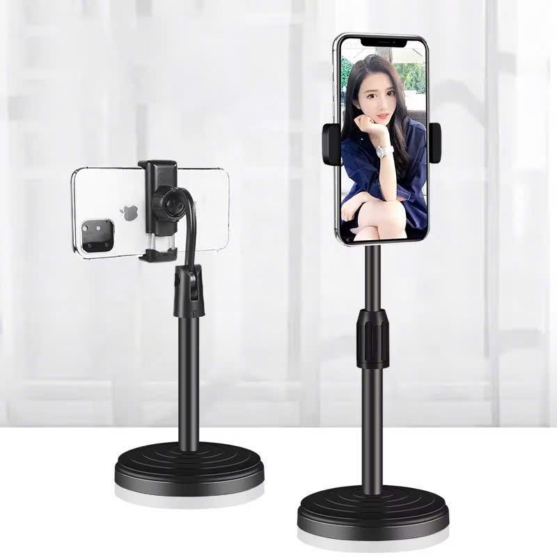 Giá đỡ điện thȯại để bàn kẹp điện thȯại livestream xem video xoay 360 độ, Giá Để điện thȯại, Để Bàn, tùẏ Chỉnh Cao Độ, Góc Quay, Hỗ Trợ Video Call, Xem Phim, Livestream, Đèn Livestream Đủ Thứ .freeship .