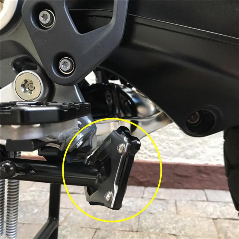 CNC Motorcycle Kickstand Side Stand Enlarge Extension For R1200 GS R1200GS R1250GS ADV LC K51 Spare parts motorcycle parts 6