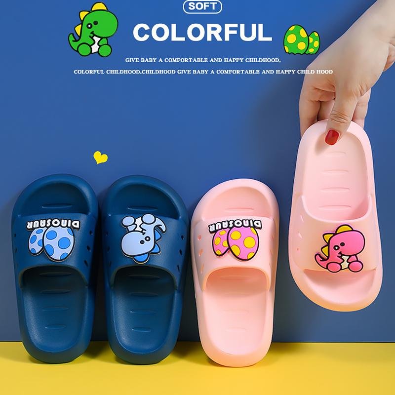 Product Introduction of Selipar Kanak-kanak, Rekaan Kartun Comel, Tidak Licin, Bernafas, Sesuai untuk Pakaian Rumah dan Luar, Sandal Mandi, Tapak Lembut, Selesa, Sesuai untuk Lelaki dan Perempuan, Sandal Dinosaur, AKKU 28