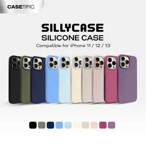 SILLYCASE Silicone Case Compatible for iPhone 11 / 12 / 13 Series