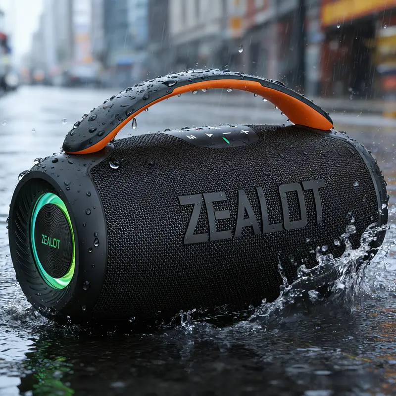 ZEALOT 100W ポータブルワイヤレススピーカー24000mAh ポータブルアウトドアBluetoothスピーカー ZEALOT、100Wハイファイ