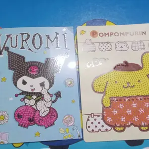 [NEW] DIAMOND PAINTING ANIME GIRL SERIES + FRAME BINGKAI 18CM X 18CM / SET STICKER DIY MANIK DIAMOND BEADS CUTE GIRL LUCU UNIK MURAH STIKER MOMO NINI BOX DIY