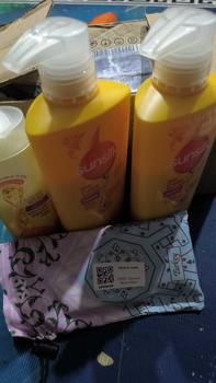 Product Review of [KESEMPATAN MENANG CATOKAN - BUY 2 GET 4] Sunsilk Shampoo Rambut Lembut Soft & Smooth Activ-Infusion Rambut 400ml Isi 2 from E**Y 0