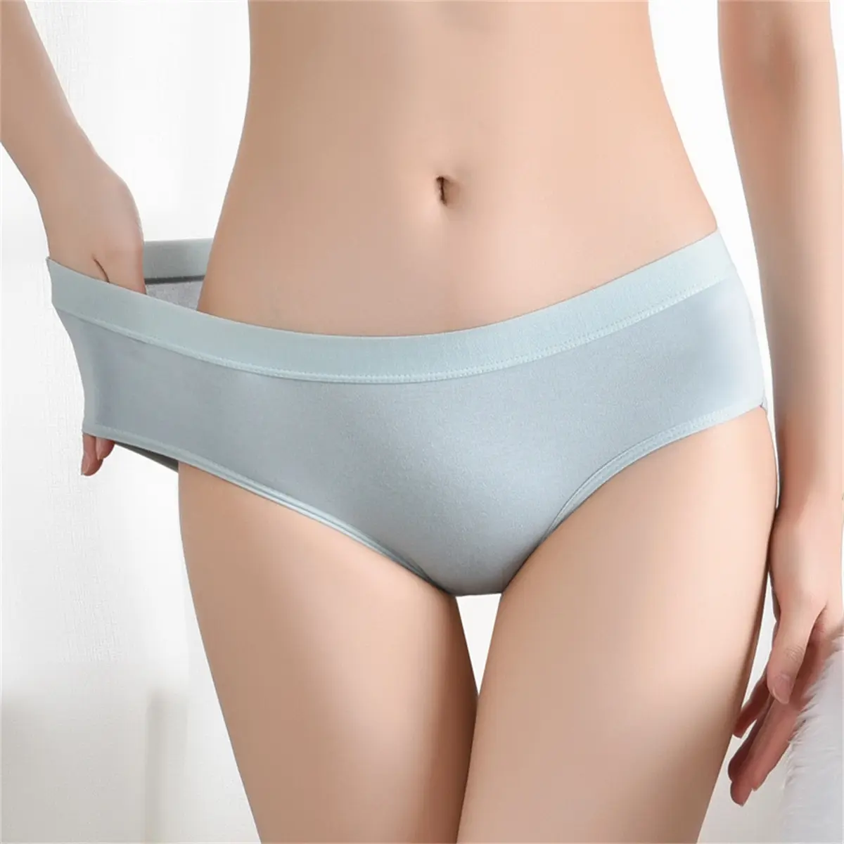 Women's Underwear Moisture-Wicking Breathable Underwear Fresh Color Antibacterial Underwear A06