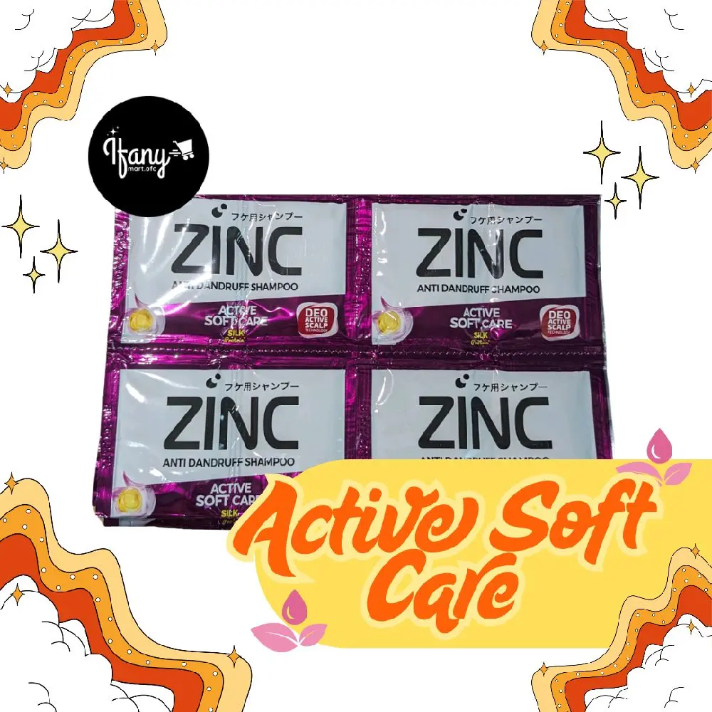 4 Renceng Shampoo Zinc Active Soft Care