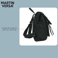 Gambar Martin Versa Tas TRW15 Ransel Wanita Kanvas Punggung Ipad Bag Women Backpack - HITAM dari Martin Versa Kota Administrasi Jakarta Pusat 5 Tokopedia