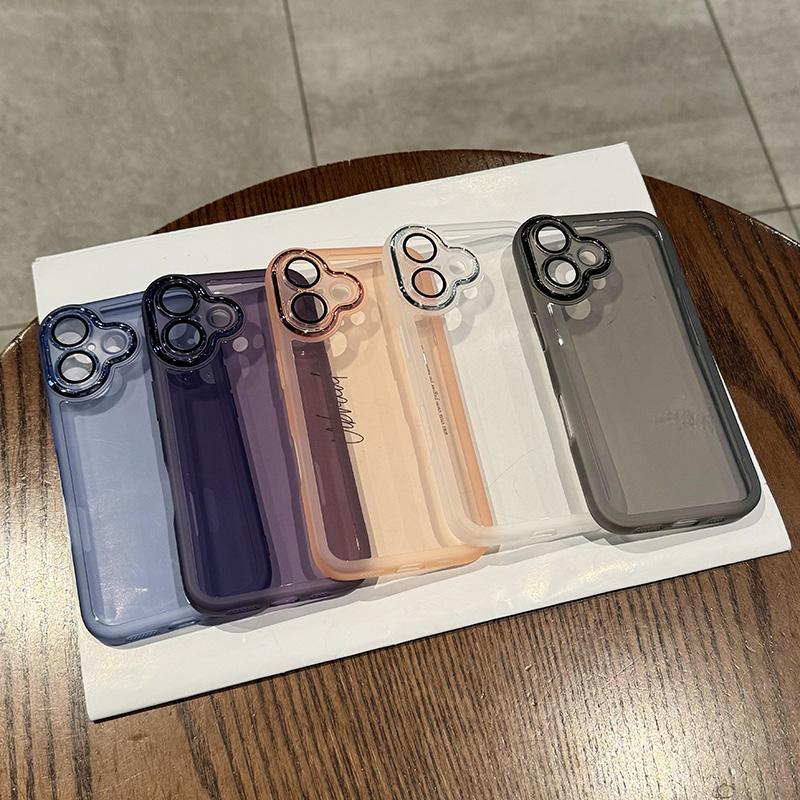 Ốp Điện Thoại Dành Cho iPhone 17 Tương Thích Với 11 12 13 14 Plus 15 Pro Max 16 Pro Siêu Mỏng Thiết Kế Đơn Giản Có Bảo Vệ Chống Rơi