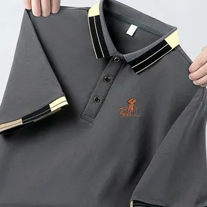 Polo Shirt Pria Slim Fit – Baju Polo Kasual Formal Katun Poliester Premium M-3XL