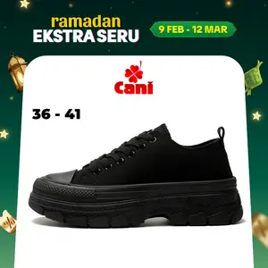 【 LEBARAN SALE】CANI Sohee Back To School Sepatu Canvas Casual Wanita Sepatu Sekolah Wanita Stylish Sepatu Aestetic Sneakers Ootd Hari Raya Sepatu Lebaran  Keren Ramadhan 2026 K9244