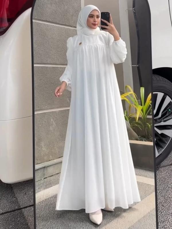 Gamis AMAYA SET JILBAB Dress Remaja Kekinian Maxi Dres Ceruty Mix Brukat Spangle Payet Import Dress Pesta Termurah Kerja Muslim Wanita Kondangan Lebaran Mewah 5