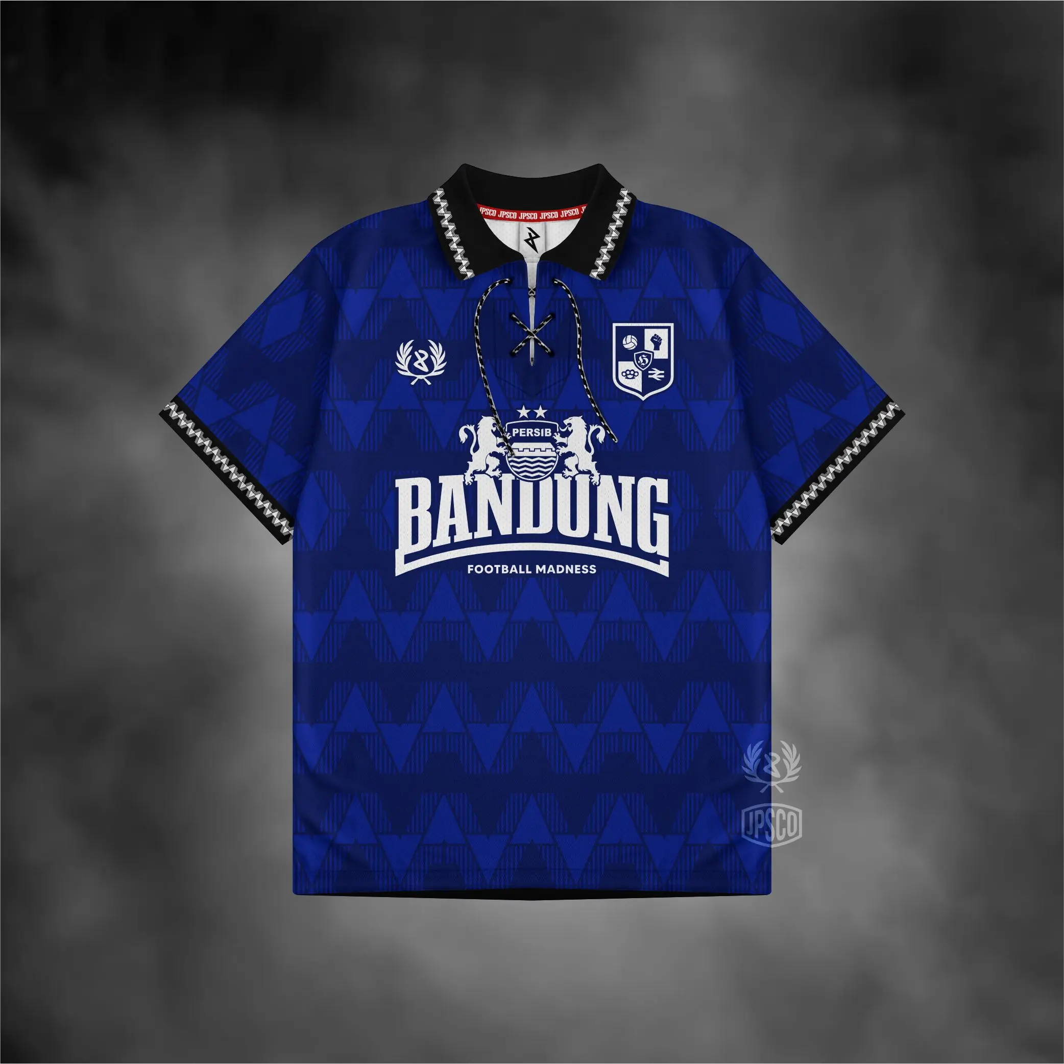 JERSEY VINTAGE RETRO PERSIB BANDUNG FOOTBALL MADNESS Pakaian Olahraga Pria