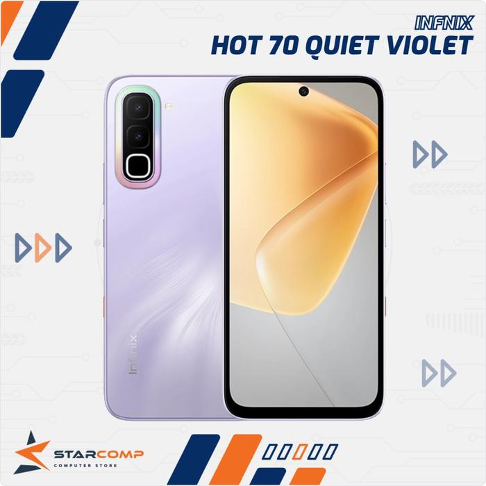 Gambar INFINIX HOT 70 8/128 GB 6.78" IPS HD+ 120Hz 50MP 6000mAh - Green dari Starcomp Semarang Kota Semarang 4 Tokopedia