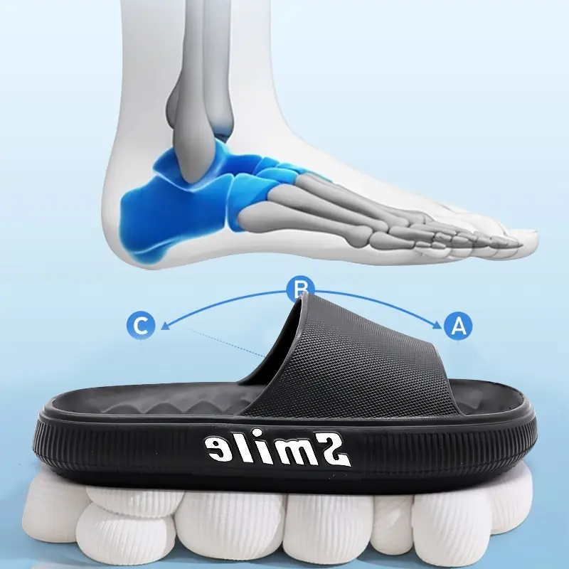 Sandal Cowok Selop Karet Smile Type 913 Sandal Outdor dan Indoor Anti Slip Anti Air Bahan EVA  Tidak Bau  Pria Shoes Sendal 5