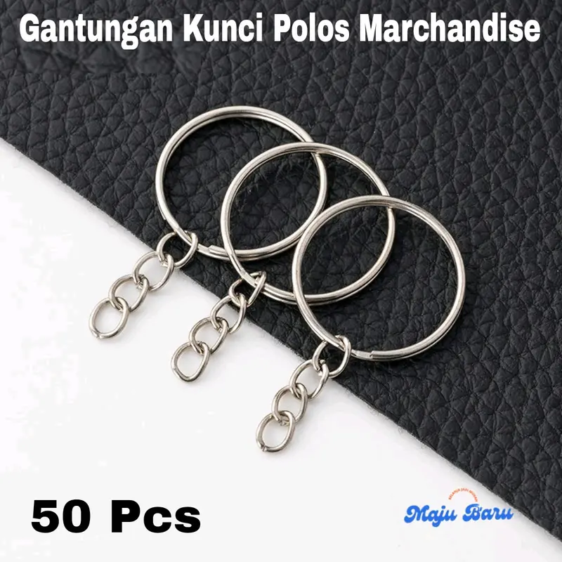Gantungan Kunci Polos Marchandice 50 Pcs Souvenir 0
