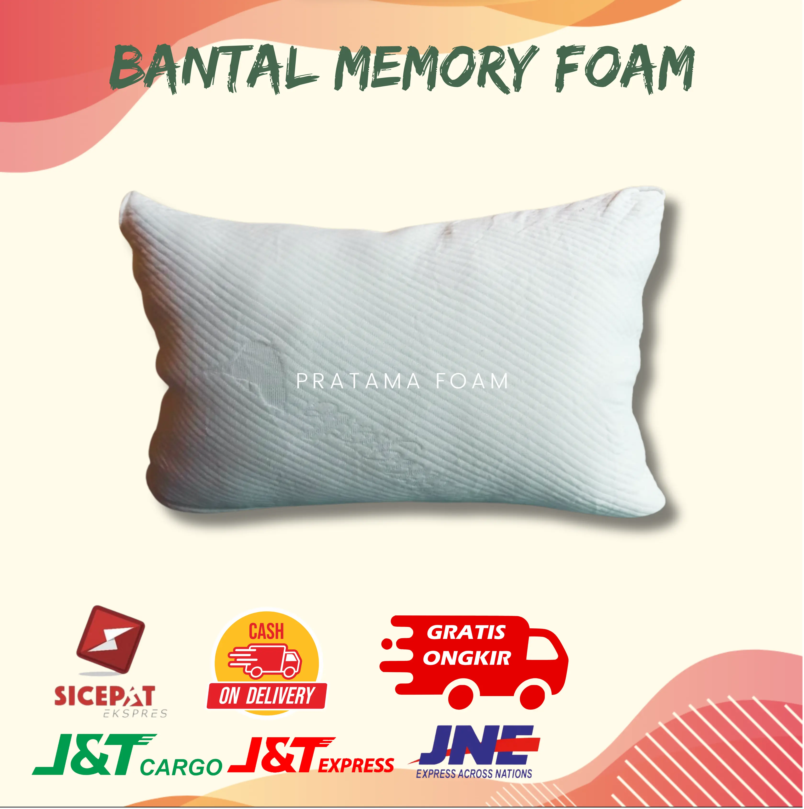 PROMO BANTAL MEMORY FOAM KUALITAS HOTEL NYAMAN DIGUNAKAN