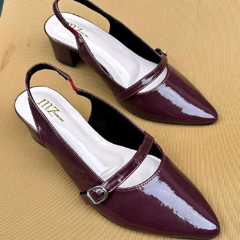 Sandal jumbo big size 45-37 wanita mules new high heels 5cm Pesta Shoes 0