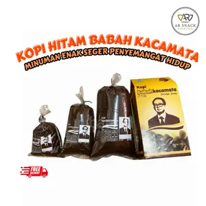 KOPI HITAM BABAH KACAMATA - Asli Salatiga Minuman Enak seger penyemangat hidup Rasa Autentik Proses Tradisional Biji Kopi Berkualitas Segar Setiap Saat Garansi Uang Kembali 100%
