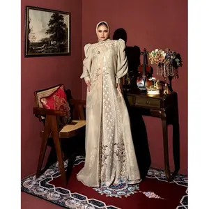 Camilaa Dress Material Lady Zr Pattern EA Organza Exlusive By Elly Arsy Only Gamis