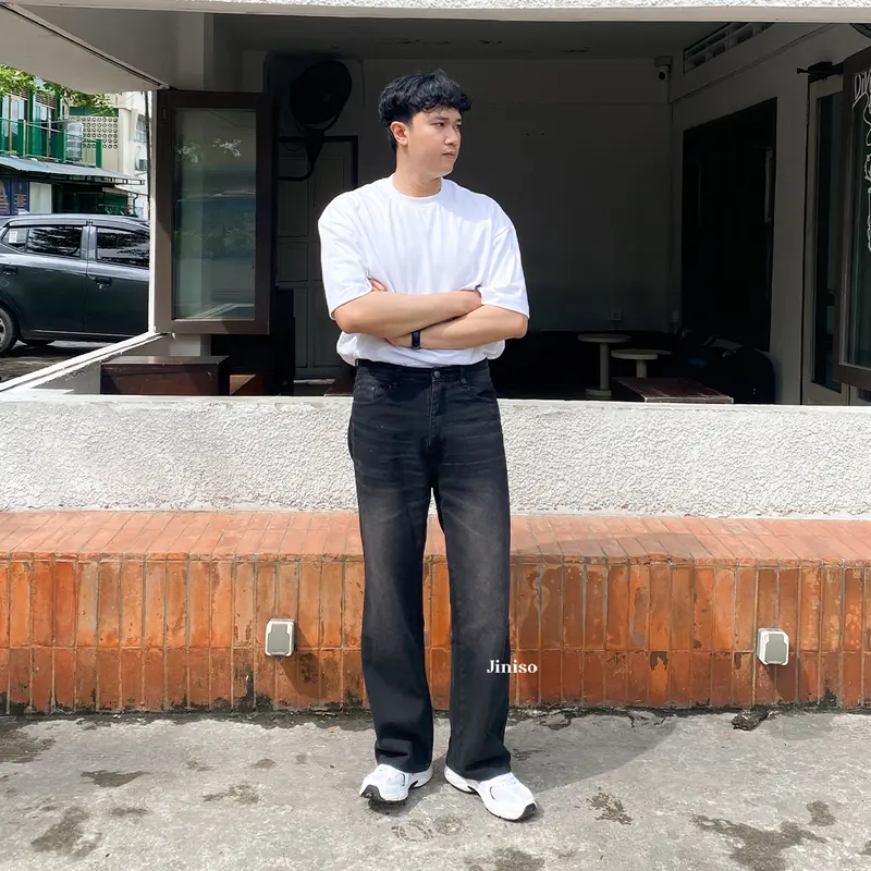 JINISO HANGOVER - 805 Loose Denim Celana Jeans Pria 5
