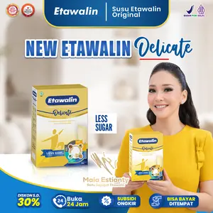 Etawalin Delicate II 200 gr Susu Kambing Etawa Asli Rendah Gula Membantu Permasalahan Tulang Sendi & Kesehatan Sendi