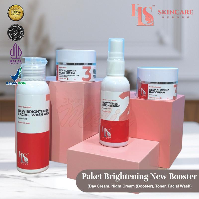 Product Introduction of READY SIAP KIRIM PAKET LENGKAP CREAM PEMUTIH BRIGHTENING BOOSTER LS SKINCARE Kulit sensitif Pemutihan Semua Jenis Kulit Bebas Alkohol Kontrol Minyak Hidrasi 0