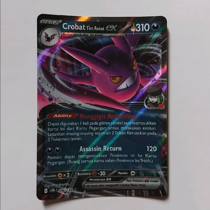 Tim Roket Rr Jual Pokemon Crobat Tim Roket ex sv10s I RR Pokemon TCG Indonesia - Kab ...