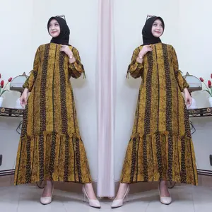 DASTER GAMIS RAYON LENGAN PANJANG BUSUI FRIENLY | DASTER ARAB | DASTER wanita MOTIF murah