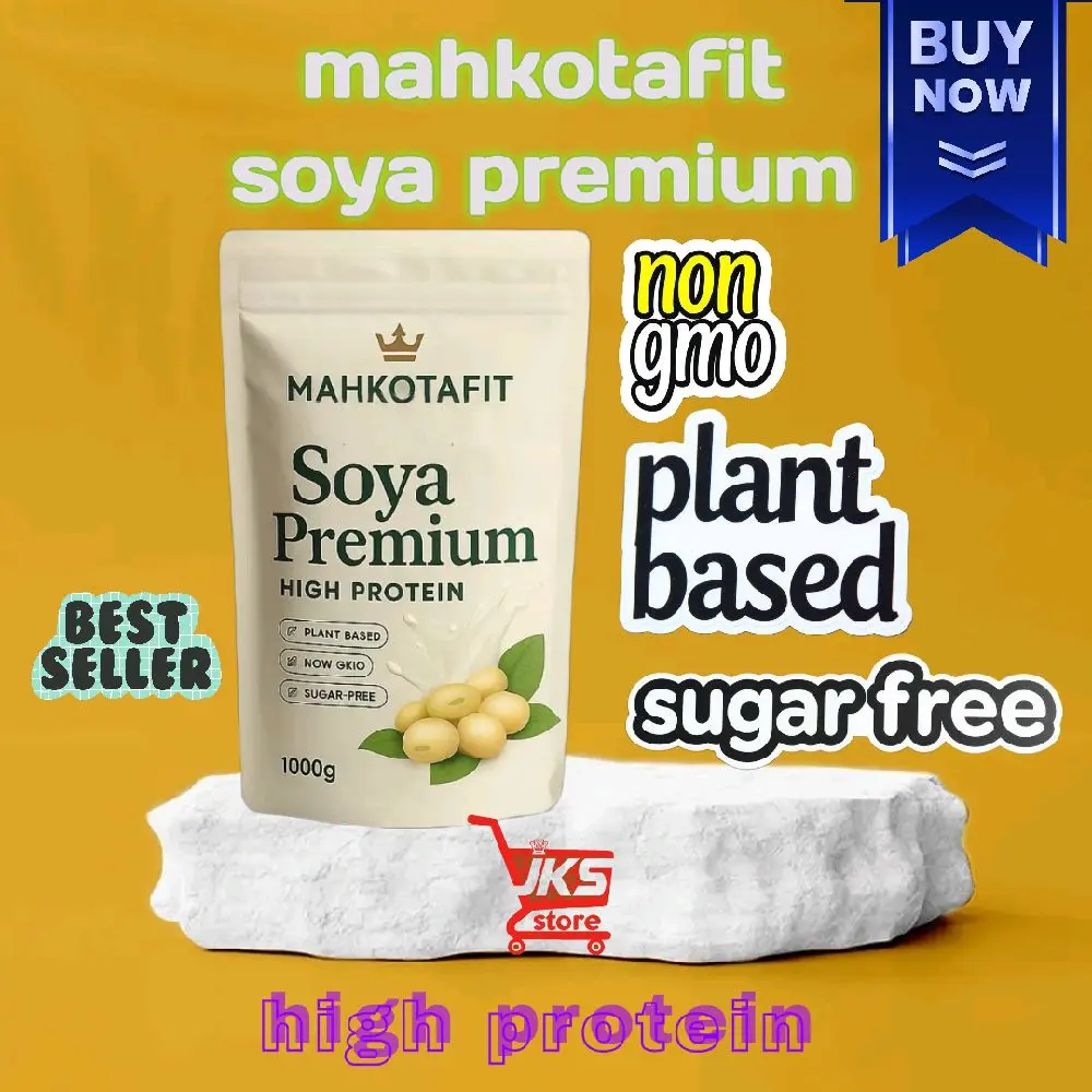 Mahkotafit whey soya premium bubuk kedelai murni 1kg
