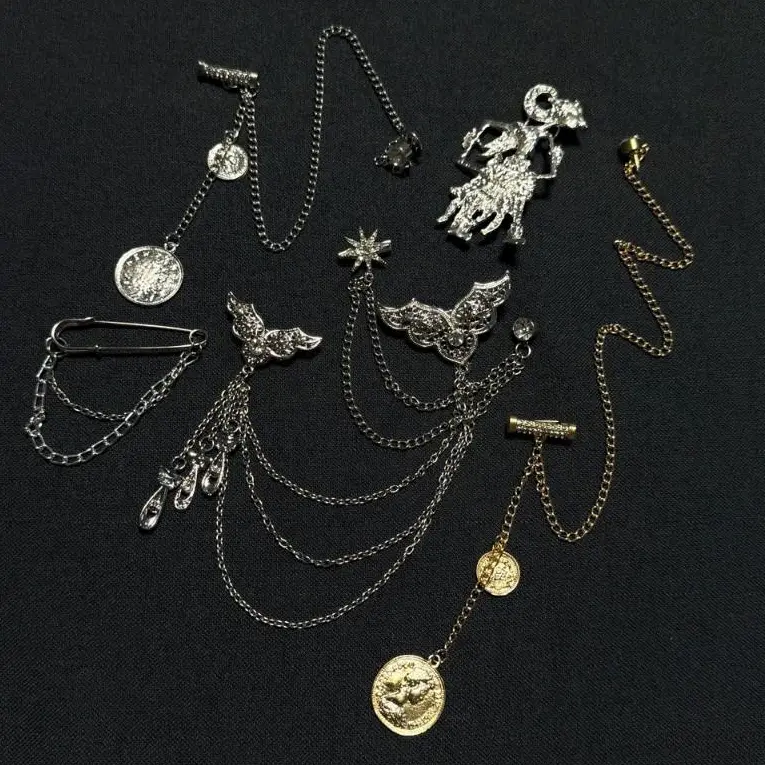 HANEUM - Aksesoris Brooch - Bros dan Pin Rantai
