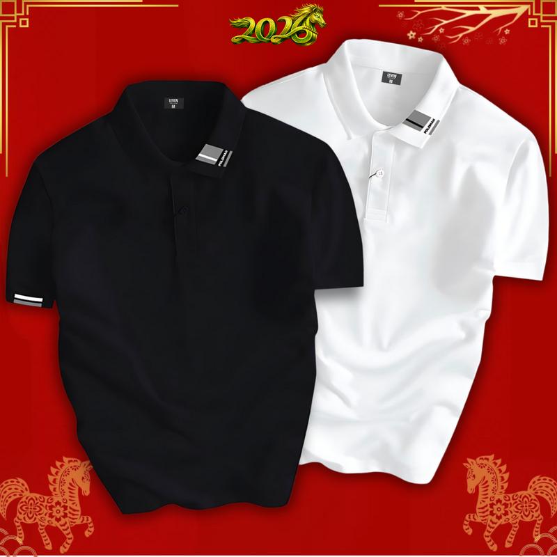 KÈM QUÀ TẶNG COMBO Áo Polo Cổ Bẻ POLOMAN 10 Vải Thun Cá Sấu Poly - Sang Trọng Lịch lãm Thoáng Mát