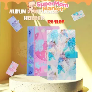 Dompet Nabung Album Foto Polaroid 2R Waterproof 120 Slot Buku Album Tempat Photocard Holder JKT48 Album Photocard (Tidak ada Stiker yang diberikan) -QiQi Treasure