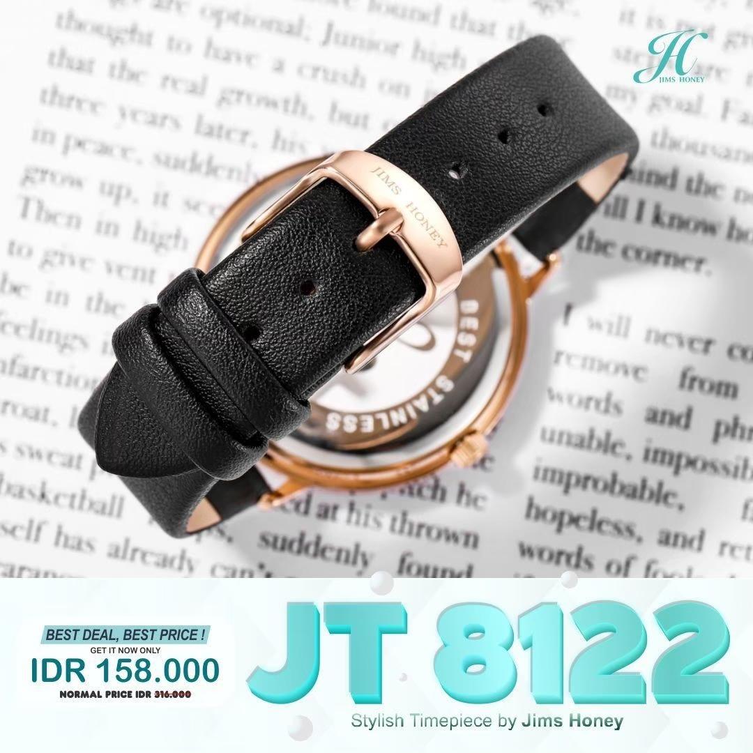 JIMS HONEY JAM TANGAN WANITA JT 8122 (FREE BOX + BATERAI)