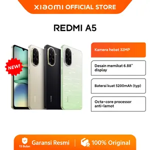 Xiaomi Redmi A5 (4+4GB*/128GB) Kamera hebat 32MP | Desain memikat 6.88"display | Baterai kuat 5200mAh | Octa-Core prosesor anti lemot [Official Store]