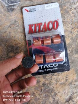 Product Review of ROLER RACING KITACO VARIO/110 BEAT FI ESP STREET POP 7 8 9 10 11 12 13 14GRAM ROLLER SCOOPY FI/SPACY FI GR CRUN ROLLER ROLER RACING VARIO110 BEAT FI POP ESP STRET 7 8 9 10 11 12G SCOOPY FI ESP SPACY FI GTR Motorcycle from s**2 1
