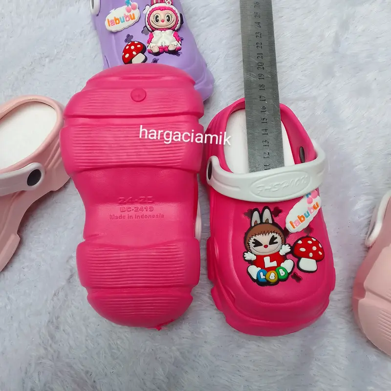 SEPATU Sandal BAIM ANAK LABUBU TINGGI 6 CM 2419 SIZE 24-35 Fashion 7