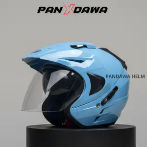 JP8 Helm INK Model Double Visor Kacamata Motorcycle Helmet SNI - Packing BOX