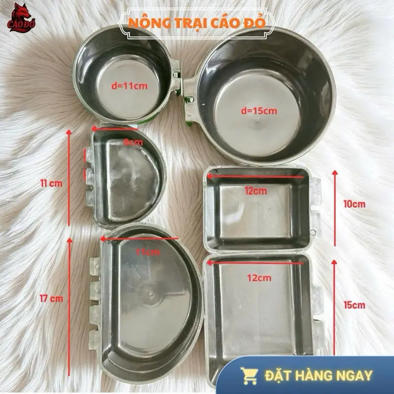 MÁNG ĂN SIÊU BỀN CHO GÀ CÁO ĐỎ. Đa dạng mẫu mã. Đa dạng kích thước. Sang trọng.