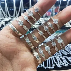 Perak Model Permata Satu | Cincin | Gelang | Anting | Liontin