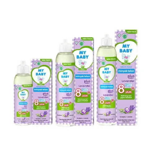 MY BABY MINYAK TELON LAVENDER 60ML/ 90ML/ 150ML / Telon Bayi