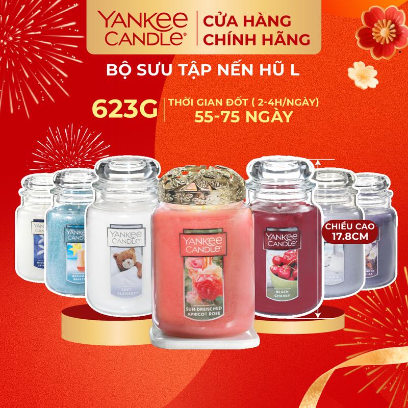 Nến thơm hũ Yankee Candle size L - BST mùi hương đặc biệt 623g